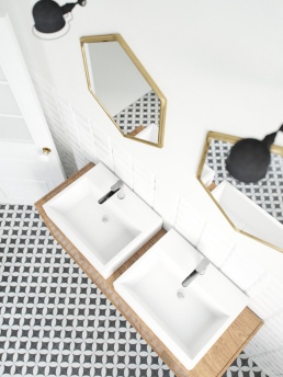 3d Визуализация интерьера ванной комнаты для большой семьи