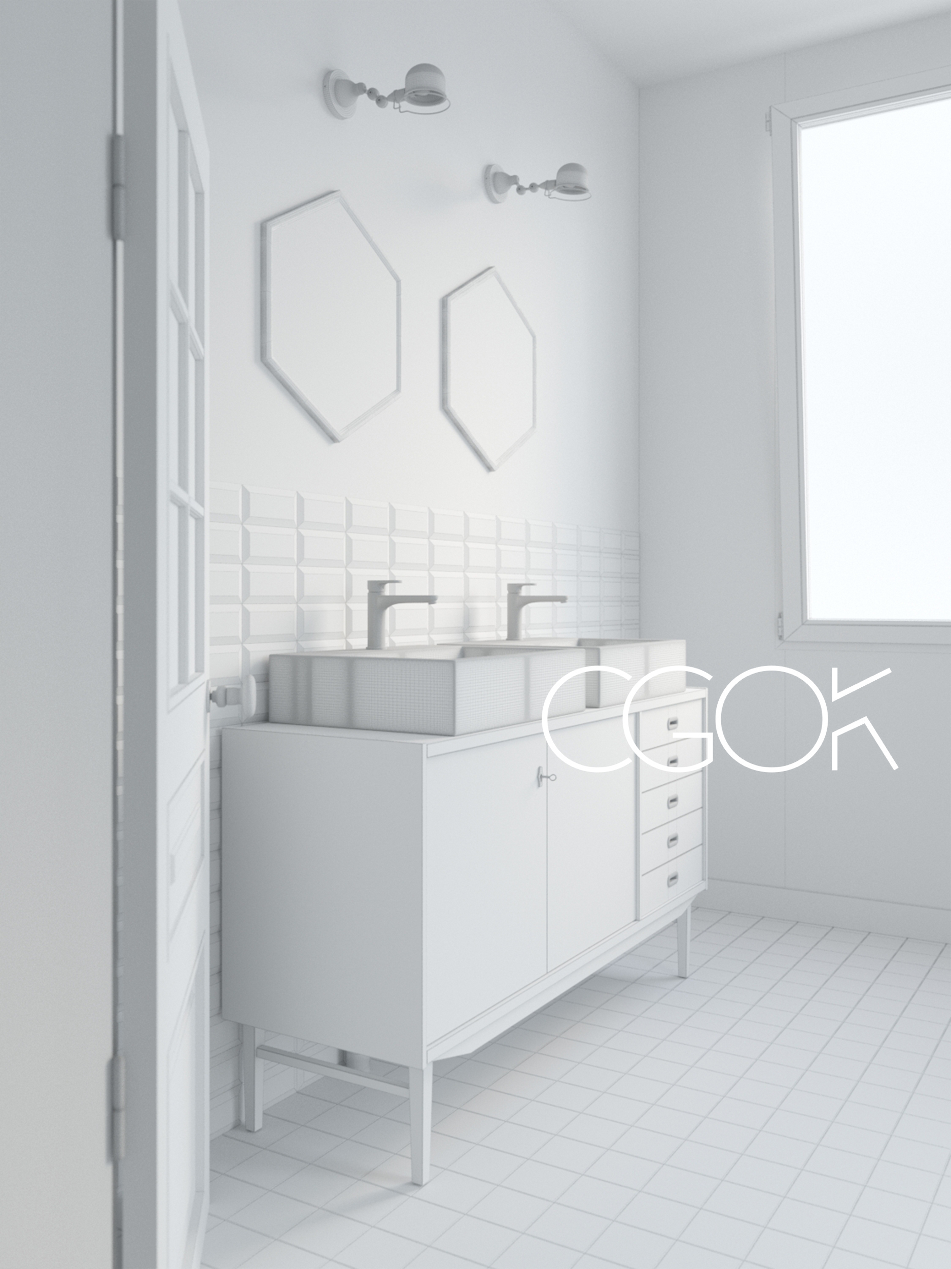 визуализация интерьера в 3ds max