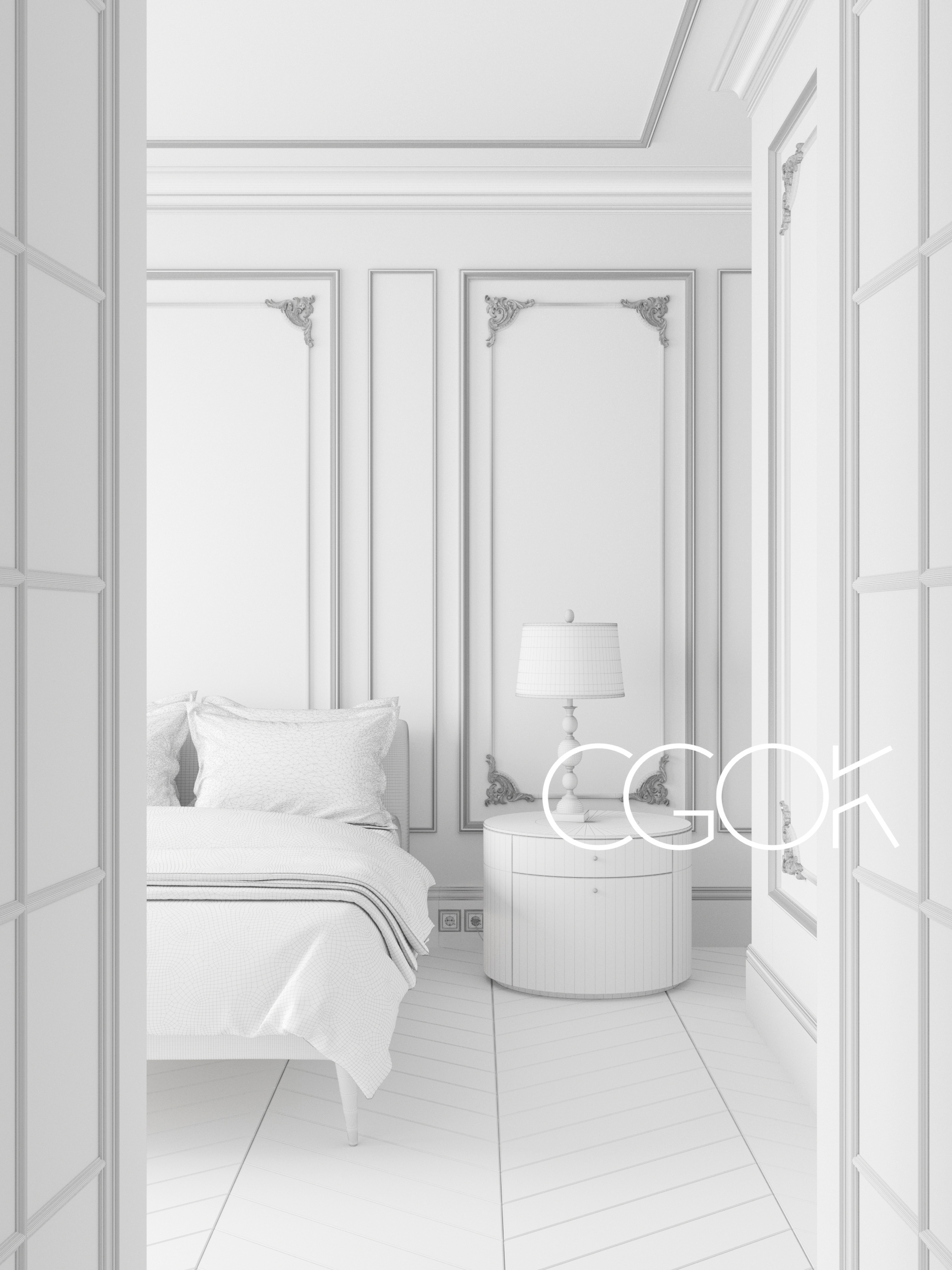 визуализация интерьера в 3ds max